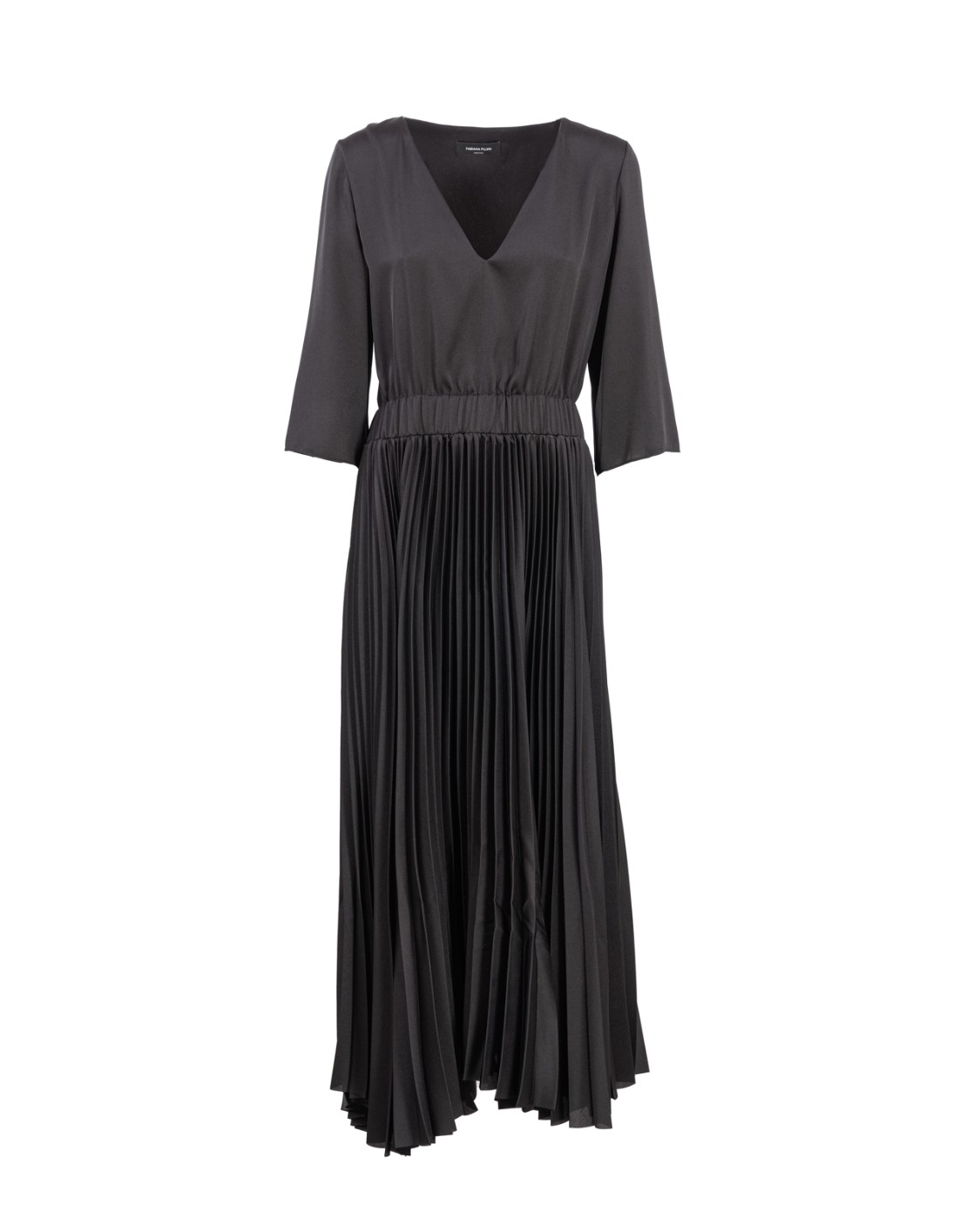 shop FABIANA FILIPPI Saldi Abito: Fabiana Filippi abito in raso plissé.
Abito in raso plissé.
Scollo a V. 
Maniche a 3/4.
Raso plissé.
Lunghezza midi.
Composizione: 100% Poliestere.
Fabbricato in Italia.. ABD213F154H719-825 number 6575646